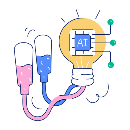 AI Innovation  Illustration