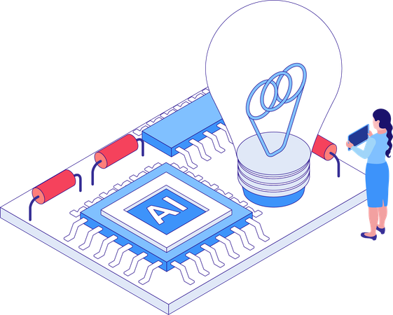 Ai Learning  Illustration
