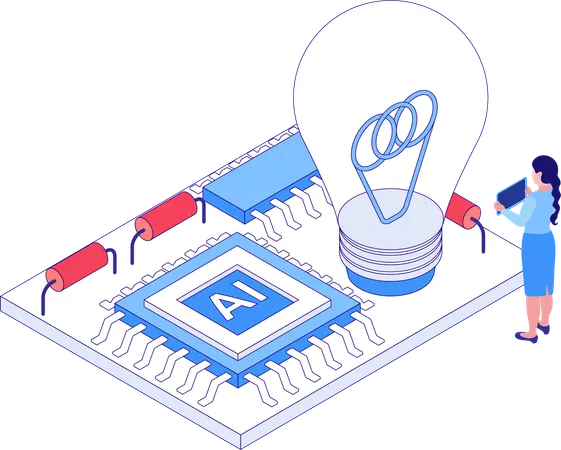 Ai Learning  Illustration