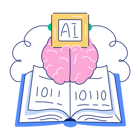 AI Learning  Illustration