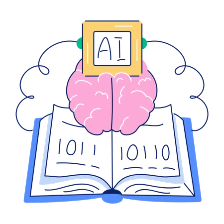 AI Learning  Illustration