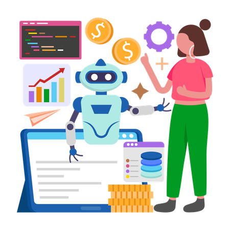 AI Market Predicts  Illustration