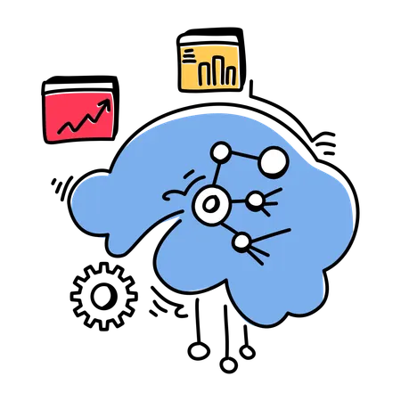 AI mind  Illustration