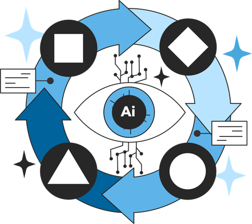 Ai process and benefits  Illustration