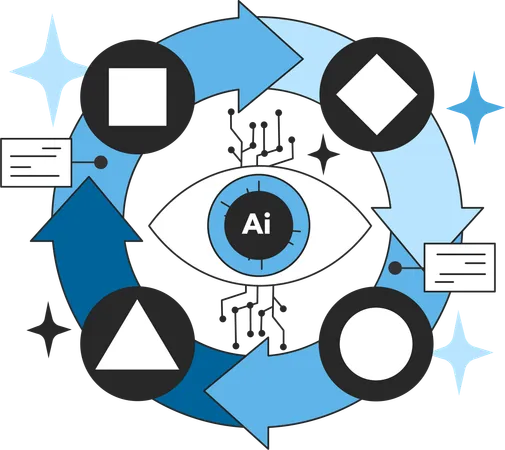 Ai process and benefits  Illustration