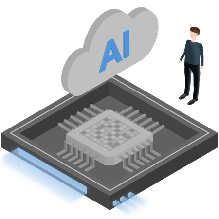 Ai Processor  Illustration