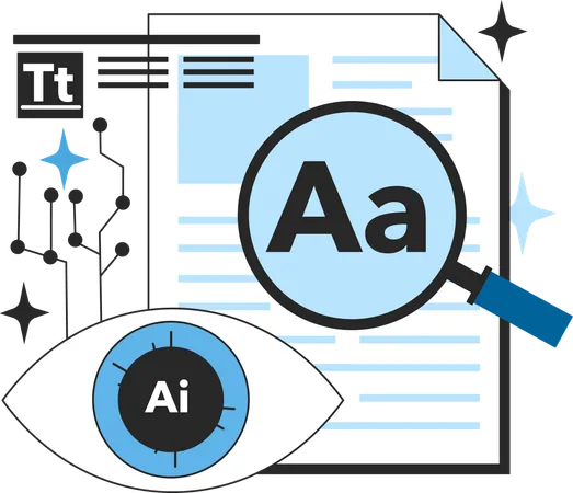 Ai report and ai research  Illustration