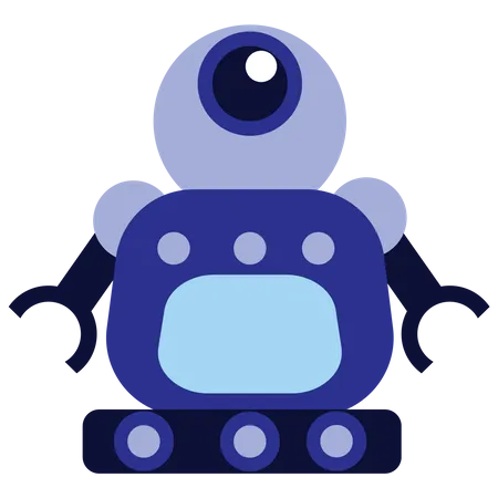 Roboter-KI  Illustration