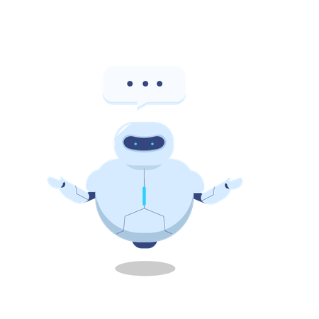 Ai robot assistant  Illustration
