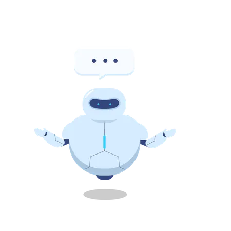 Ai robot assistant  Illustration