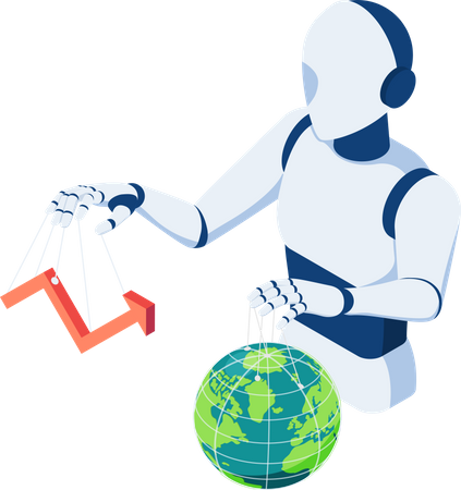 Ai Robot Controlling market  Illustration
