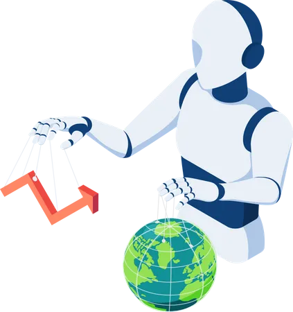 Ai Robot Controlling market  Illustration