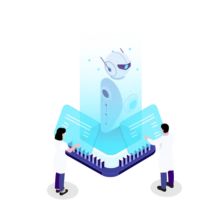 AI Robot  Illustration