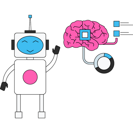 Ai robot 일러스트레이션