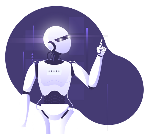 AI Robotic  Illustration