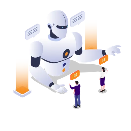 AI Robotics Illustration