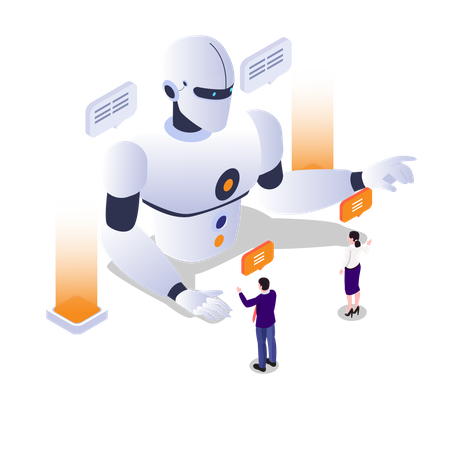 AI Robotics  Illustration