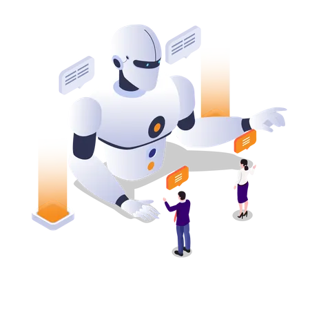 AI Robotics  Illustration