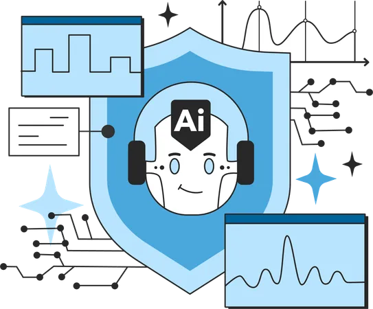 Sécurité et analyse de l'IA  Illustration