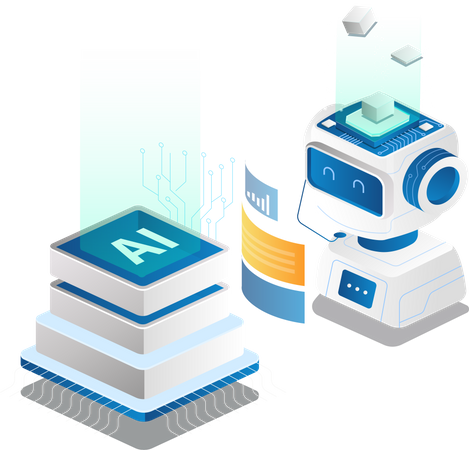 AI tech 일러스트레이션