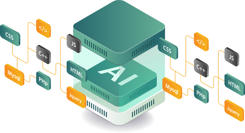 A tecnologia de IA aprende muitas linguagens de programação  Ilustração