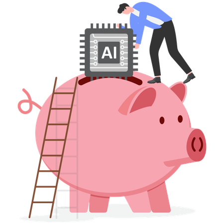 AI technology has great potential for development  Illustration