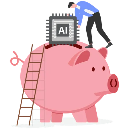AI technology has great potential for development  Illustration