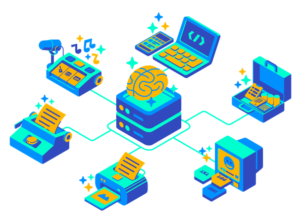 AI technology  Illustration