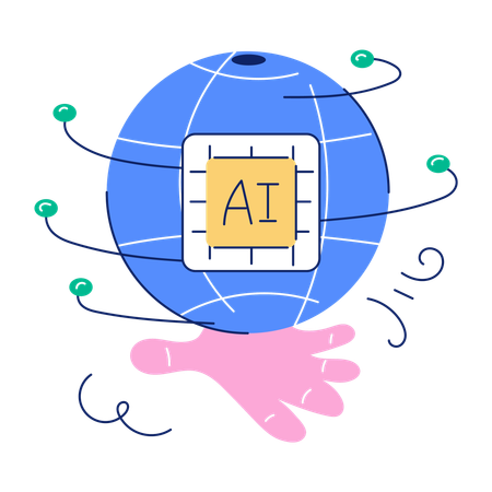 AI World  Illustration