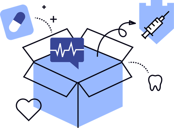 Aide aux soins de santé  Illustration