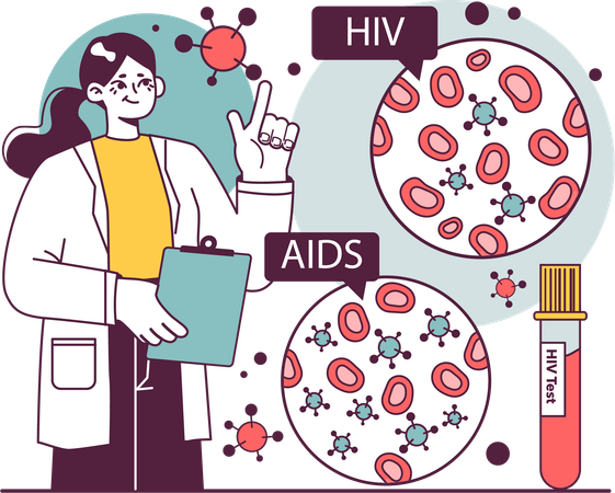 AIDS Awareness  Illustration