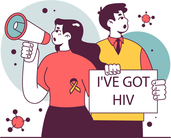 AIDS Support  Illustration