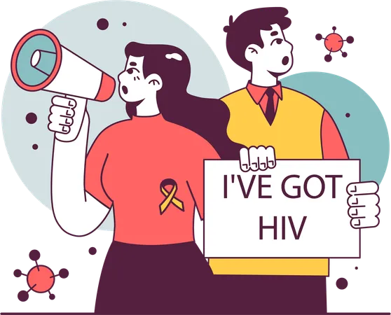 AIDS Support  Illustration