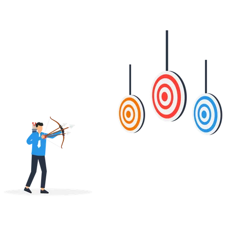 Aiming multiple targets in one shot  Illustration