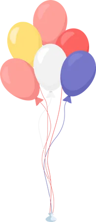Air balloons Illustration