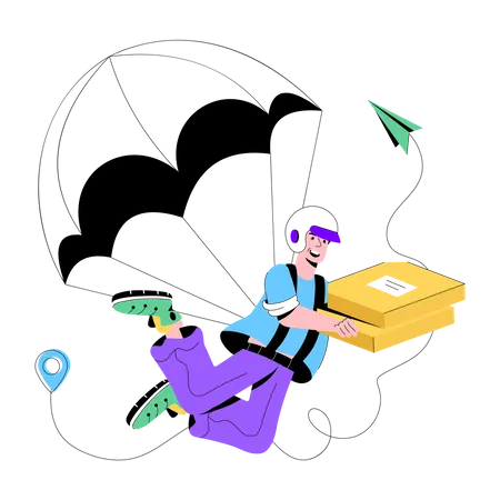 Air Delivery  Illustration