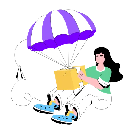 Air Delivery  Illustration