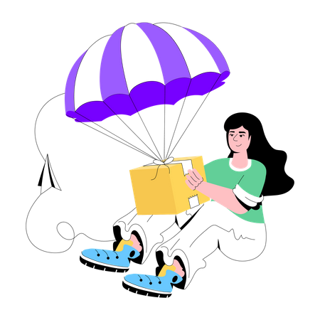 Air Delivery  일러스트레이션