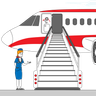 free inviting passengers illustrations