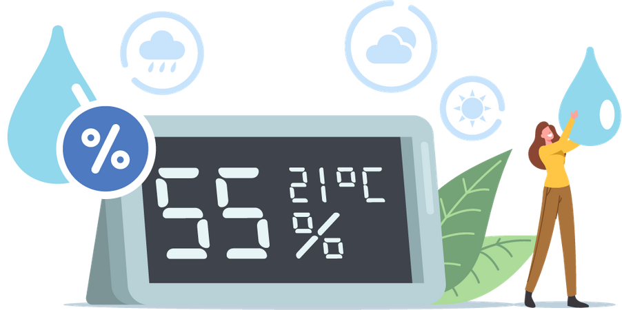 Air Humidity  Illustration