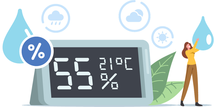 Air Humidity  Illustration