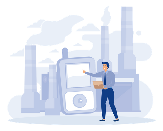 Air Quality control  Illustration