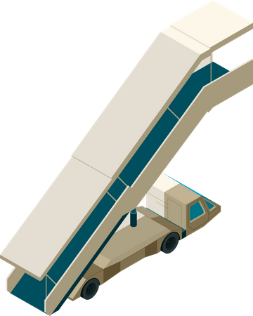 Aircraft ladder  Illustration