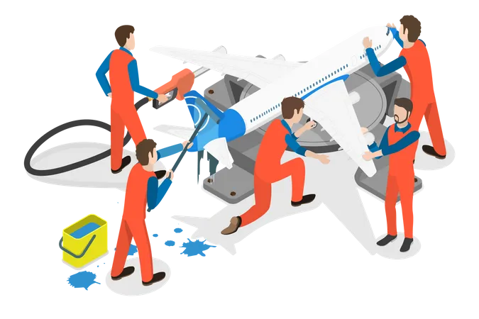 Aircraft Maintenance  Illustration