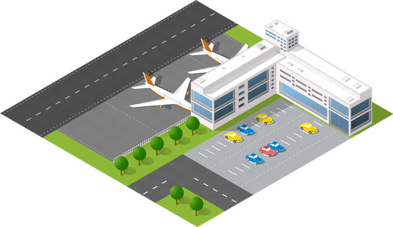 Airport  Illustration