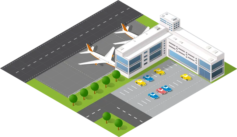 Airport  Illustration