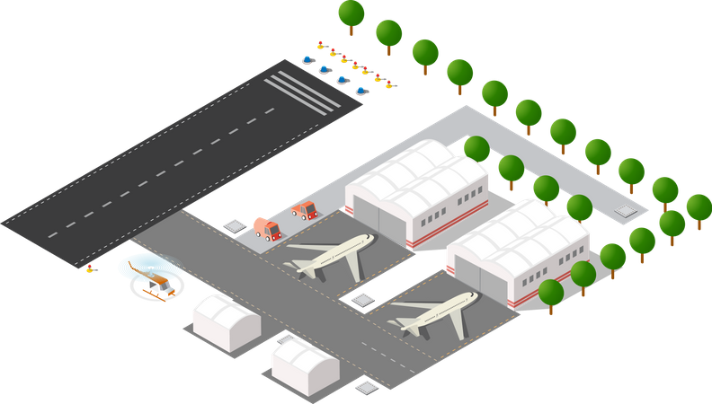 Airport  Illustration