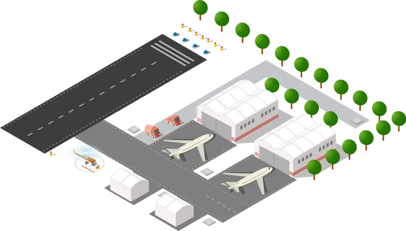 Airport  Illustration