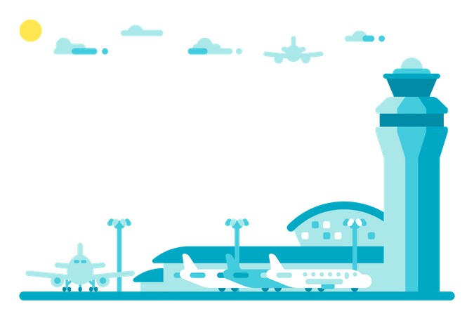 Airport  Illustration