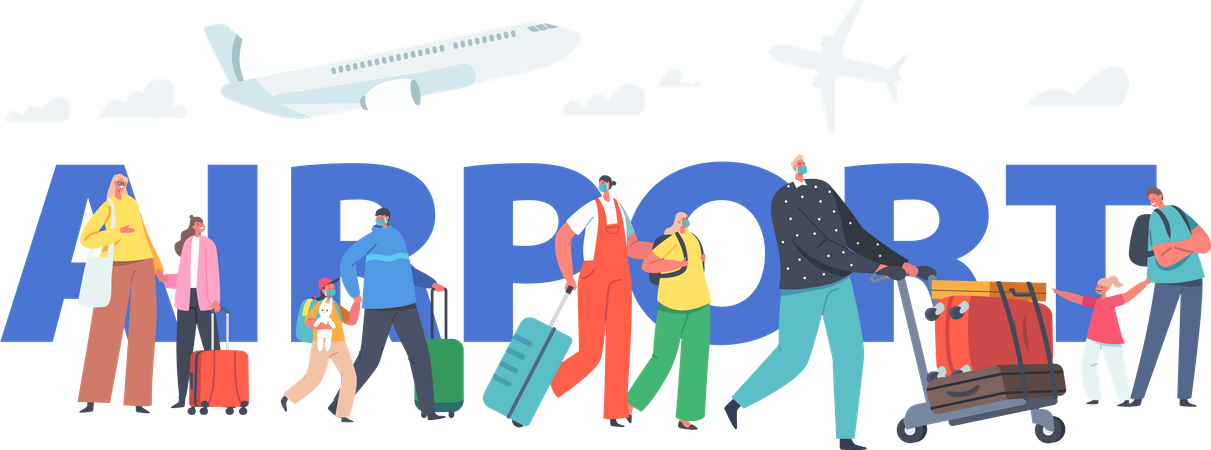 Airport  イラスト
